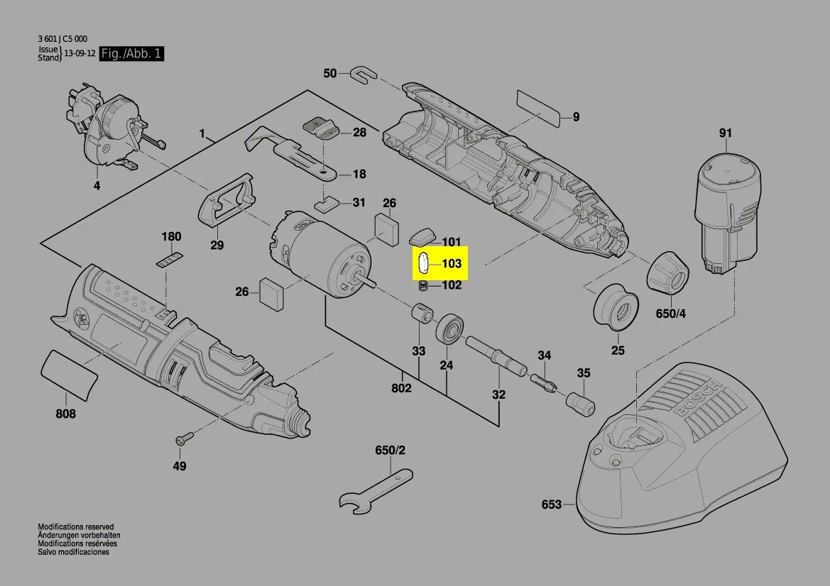 pointeau bloqueur d\'axe réf. 1 619 P10 429 BOSCH
